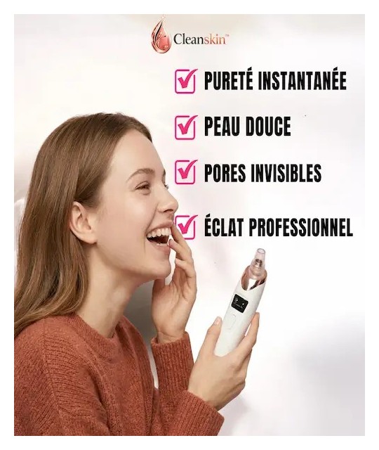 Aspirateur à Points Noirs Professionnel  – SKIN-VAC™